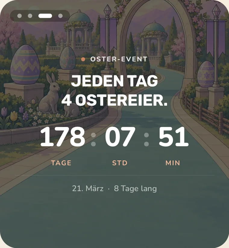 Oster-Event: jeden Tag vier Ostereier